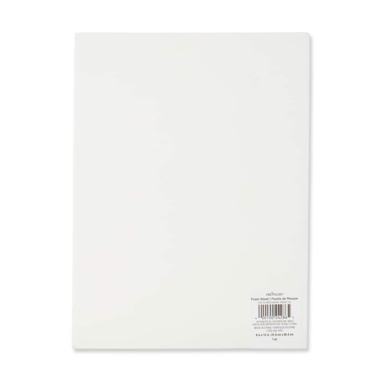 9" x 12" Thick Foam Sheet by Creatology™